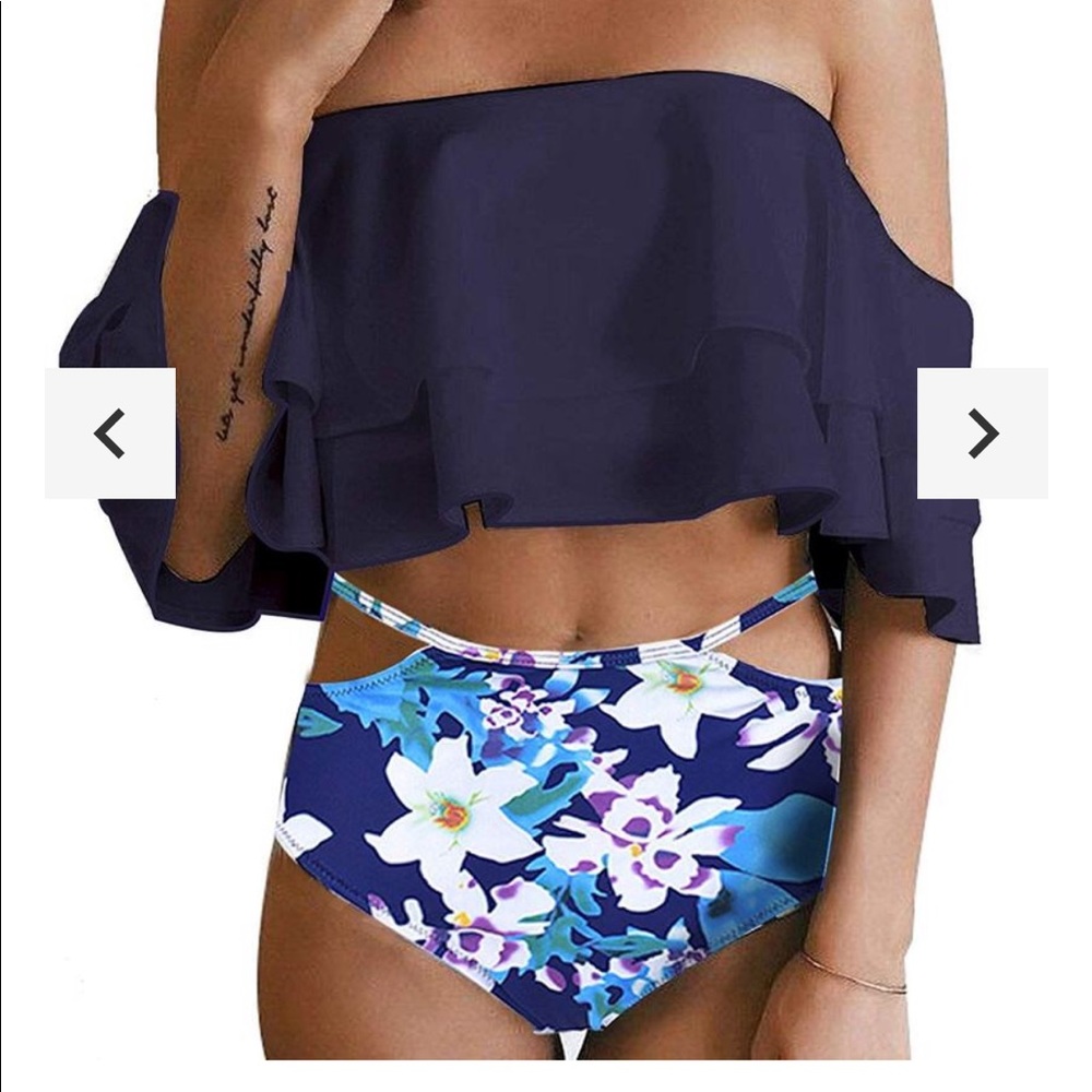 Two piece bathing suit